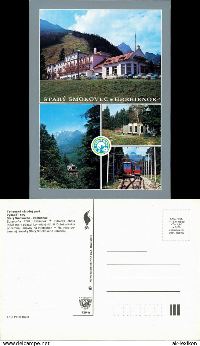 .Slowakei Tatranský Národný Park Tatra-Nationalpark Hrebienok 1980