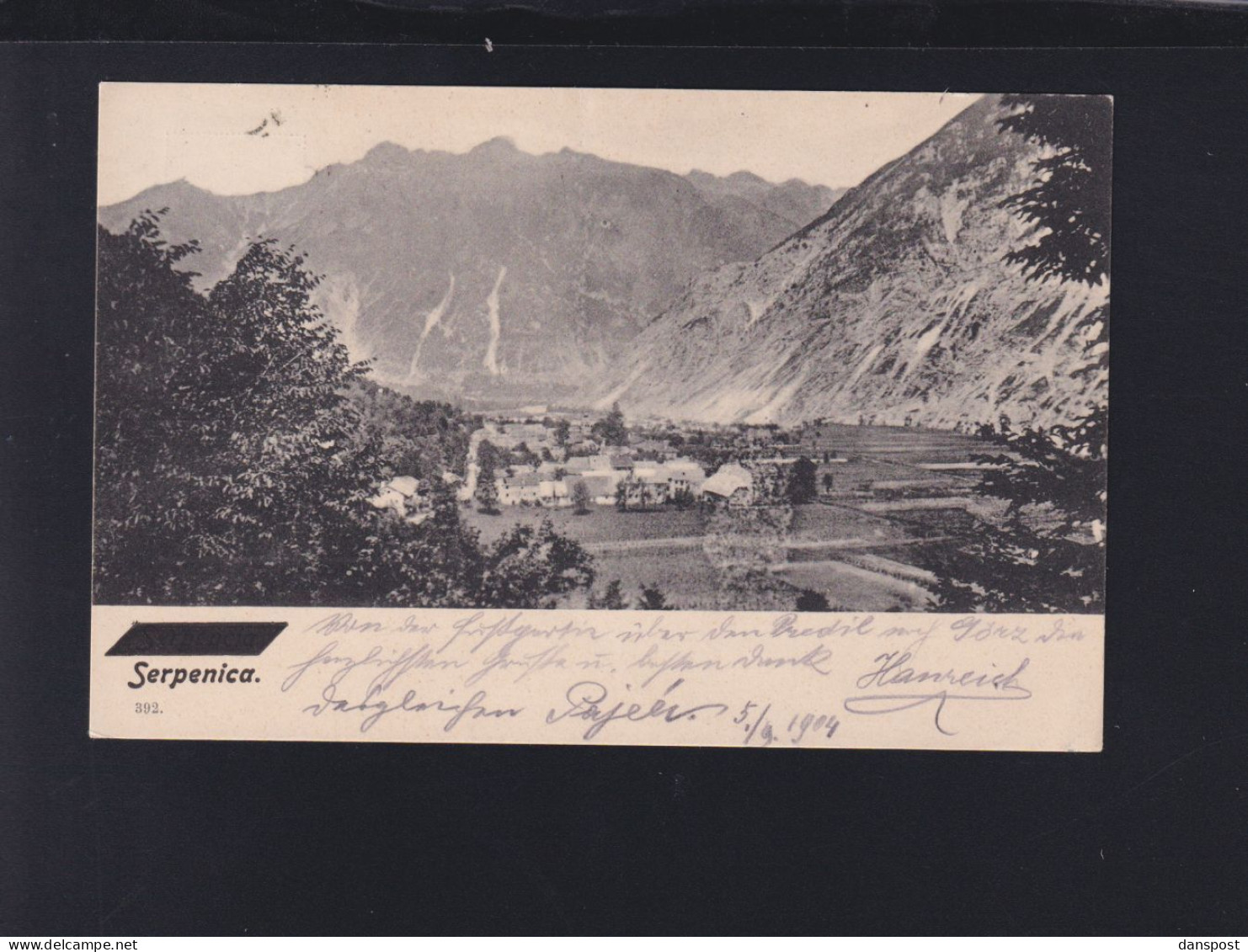 Slowenien Slovenia AK Serpenica 1904