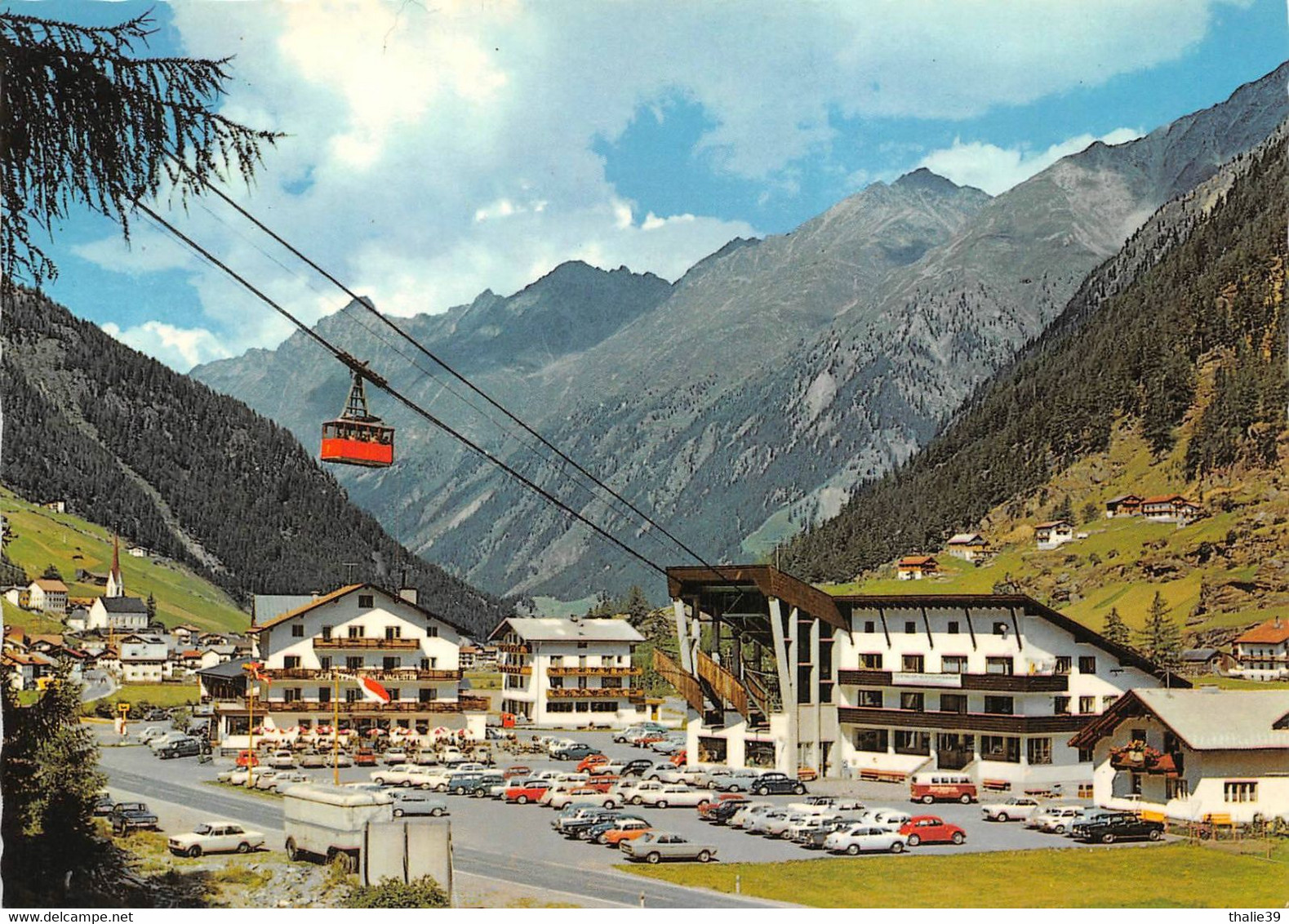 Sölden téléphérique voitures