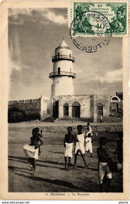 CPA AK Djibouti- La Mosquee SOMALIA (831144)