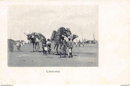 Somalia - Camel train - Publ. unknown