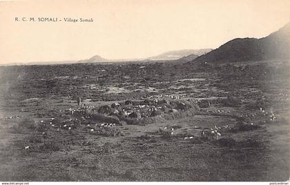 SOMALIA - Somali village - Publ. Roman Catholic Mission