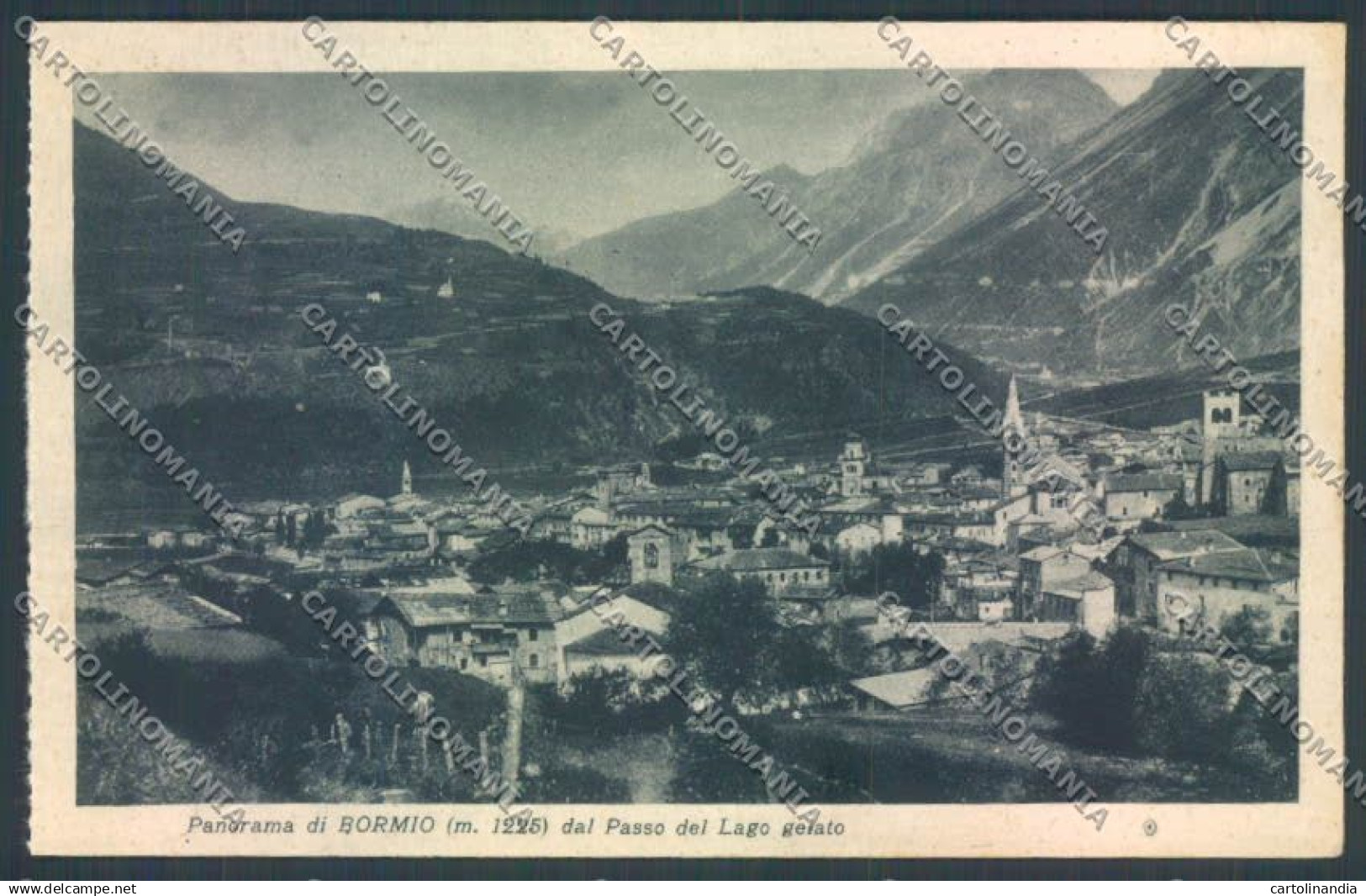 Sondrio Bormio cartolina LQ5313