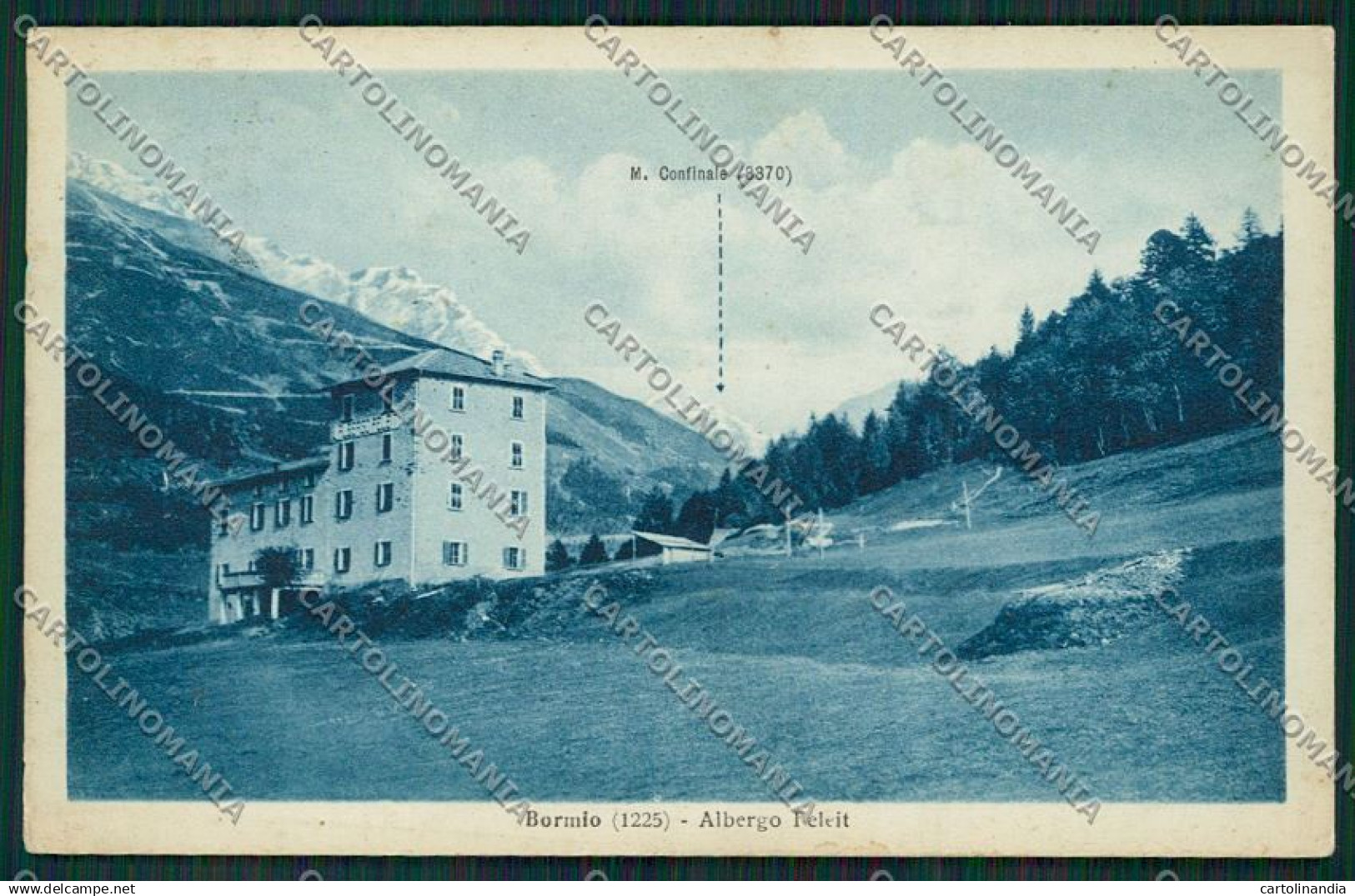 Sondrio Bormio cartolina QQ7474