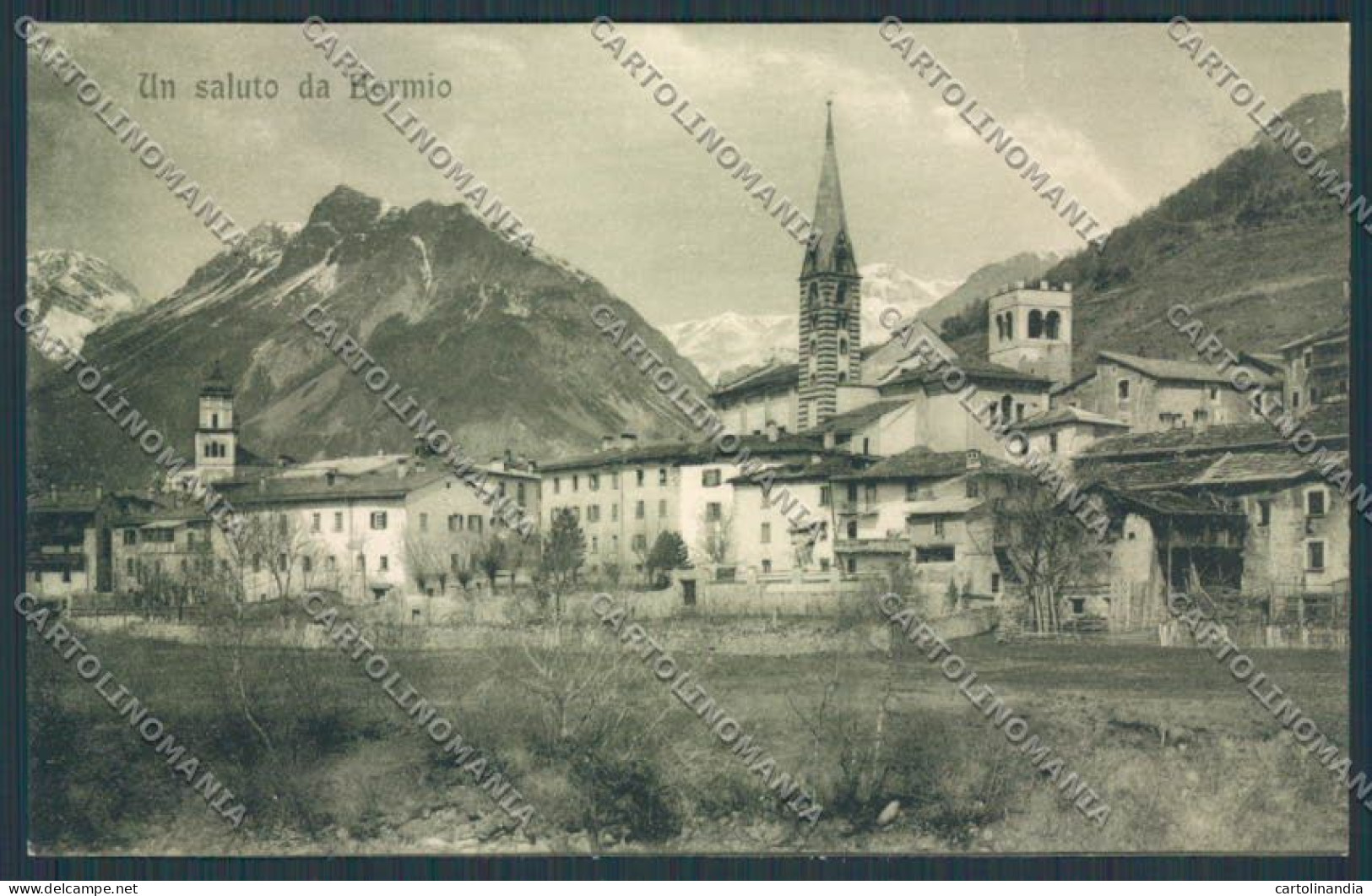 Sondrio Bormio cartolina RB0905