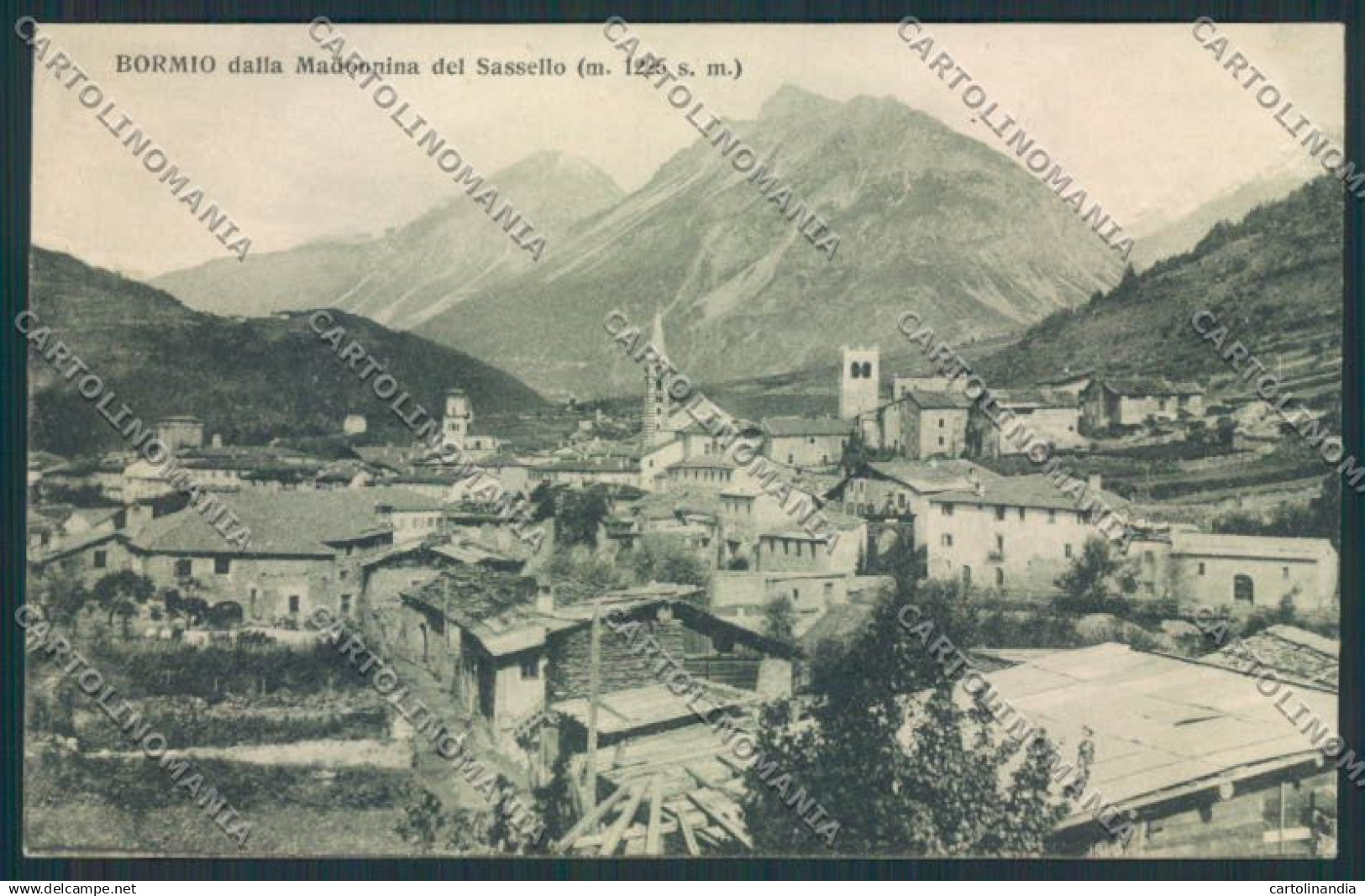 Sondrio Bormio cartolina RB3794