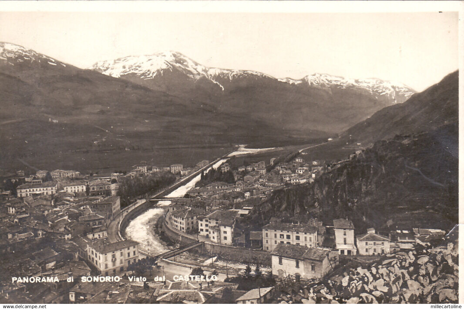 #SONDRIO: PANORAMA DAL CASTELLO