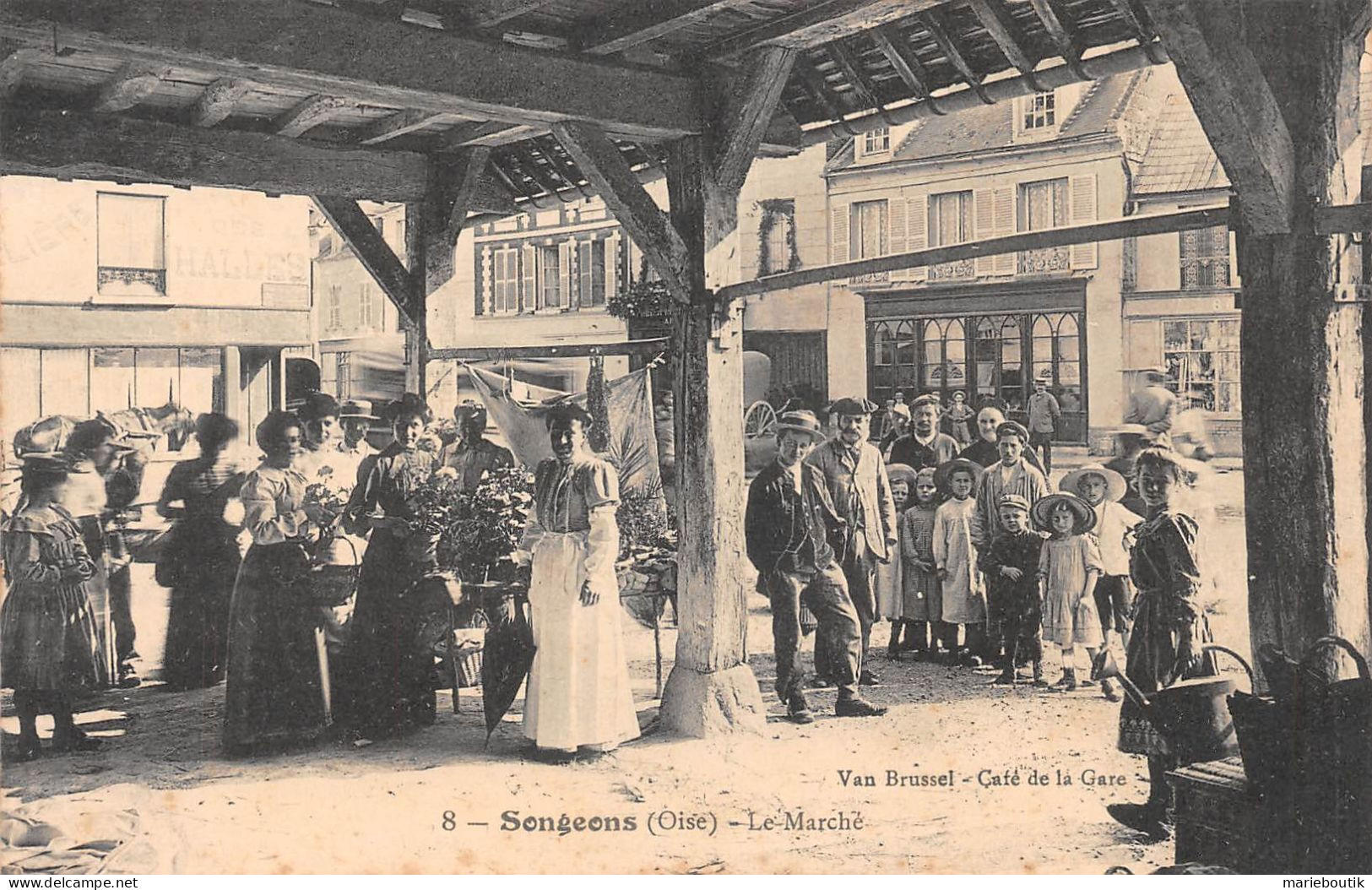 Songeons – Le marché (1)