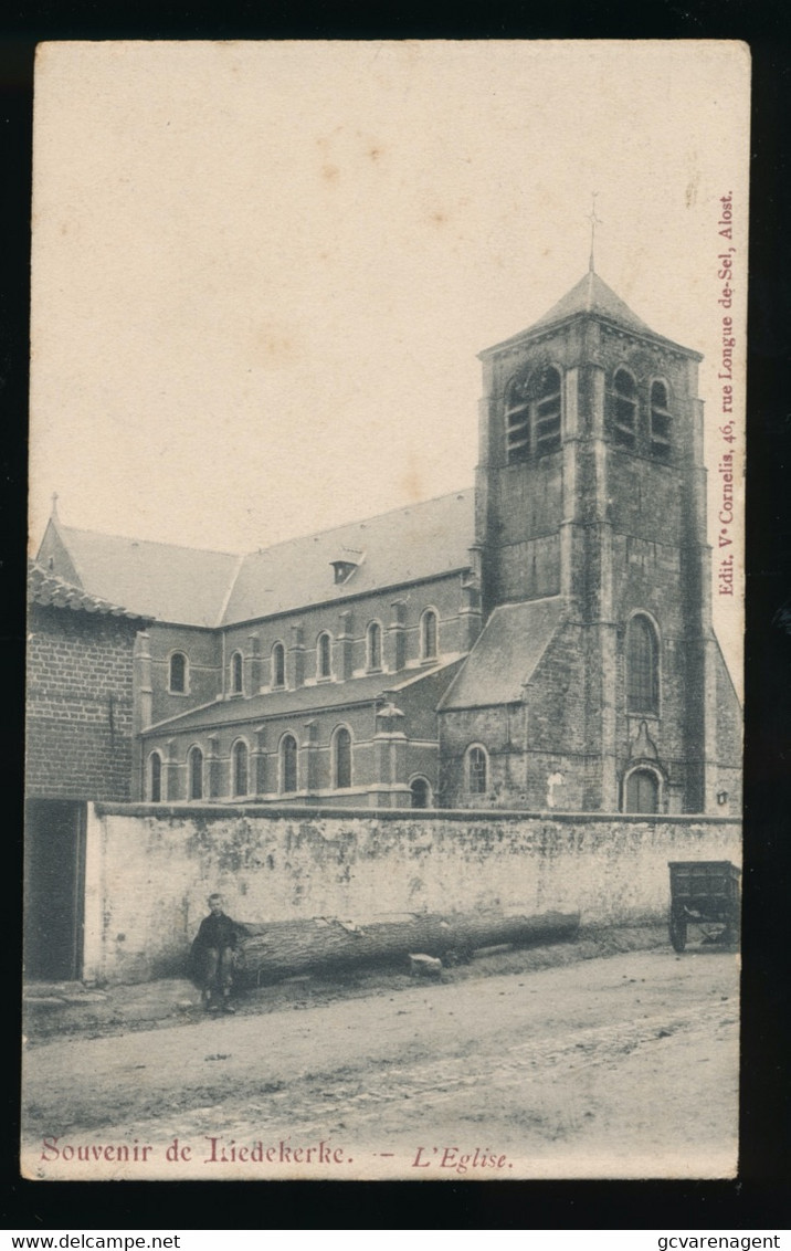 SOUVENIER DE LIEDEKERKE   L'EGLISE           2 SCANS