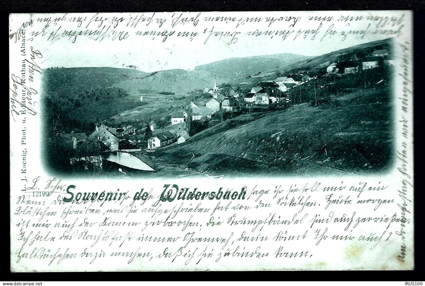 SOUVENIR DE WILDERSBACH - 1899 -