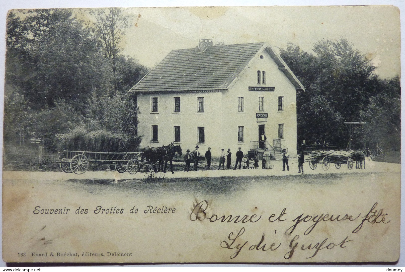 SOUVENIR DES GROTTES DE RÉCLÈRE