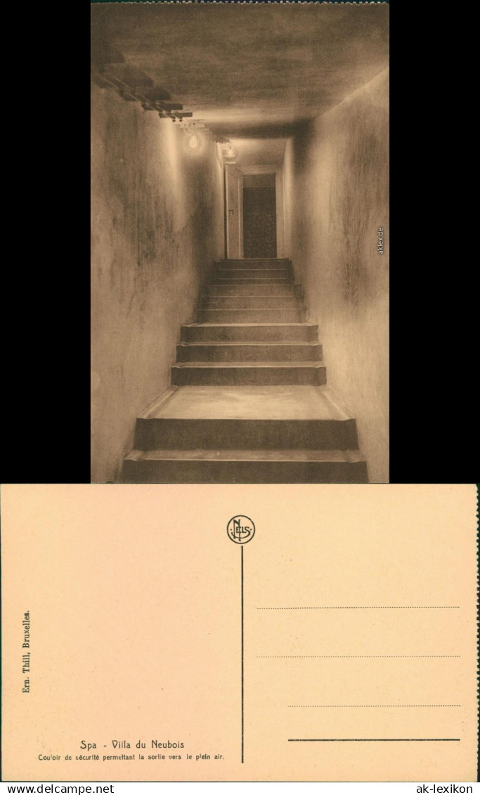 Spa (Provinz Lüttich) Spa (kêr) (Spå &#47; Spâ) Villa du Neubois - Treppe 1913