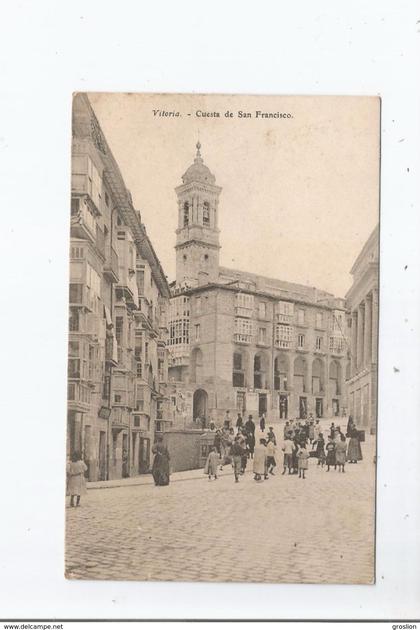 VITORIA (GASTEIZ) CUESTA DE SAN FRANCISCO 1907