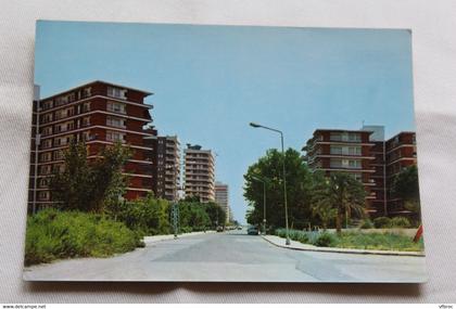 Cpm, Alicante, playa de san Juan, avenida de Bruselas, Espagne