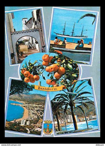 Espagne - Espana - Comunidad Valenciana - Benidorm - Multivues - Oranges - CPM - Voir Scans Recto-Verso