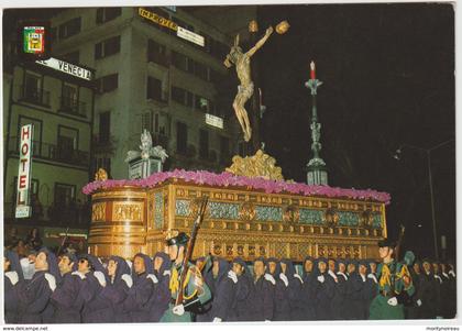 Espagne :   Malaga   sermana  santa  , Santisimo  cristo d ela  expiracion , hotel venecia