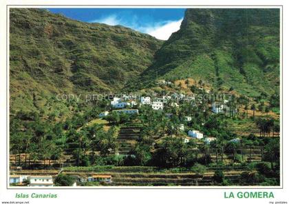 La Gomera Teilansicht Blick auf die Berge