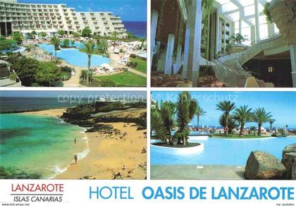 Lanzarote Kanarische Inseln ES Hotel Oasis de Lanzarote Strand Schwimmbad Treppe