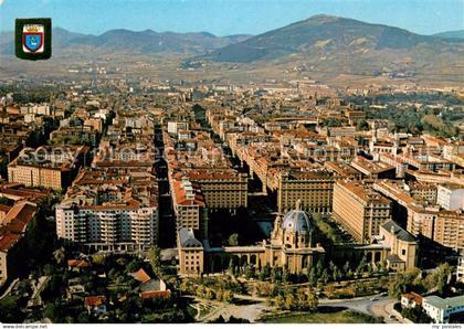 Pamplona Navarra Vista aerea Nuevo ensanche