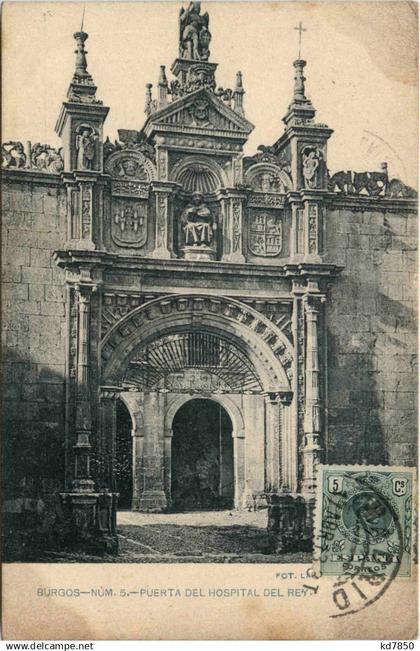 Burgos - Puerta del Hospital