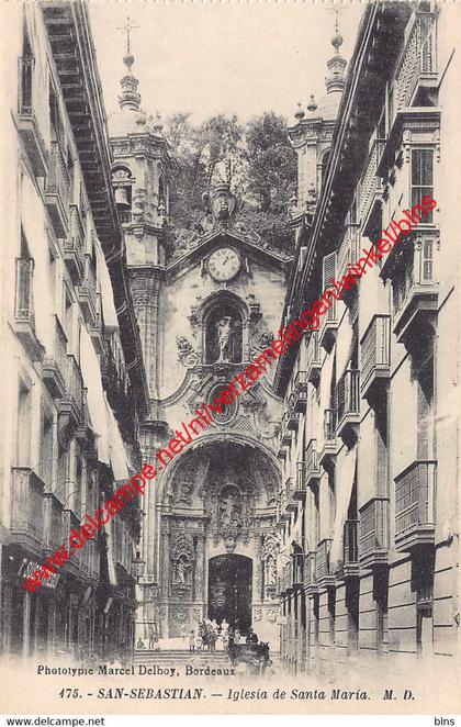 Iglesia de Santa Maria - Guipúzcoa San Sebastián Spain España