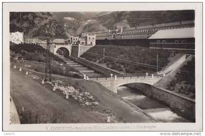 Espagne - Canfranc Aranones - Gare de Chemins de Fer - Cascades Fleuve Aragon