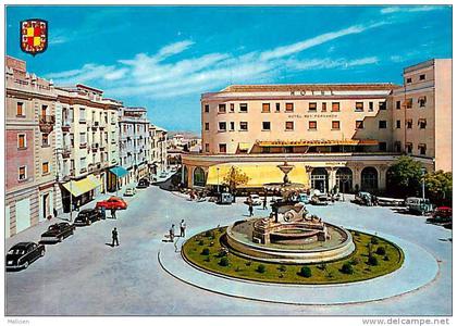 espagne - cpsm - grand format - ref 54-andalucia - andalousie - jaen -plaza de coca de la pinera -carte bon etat -