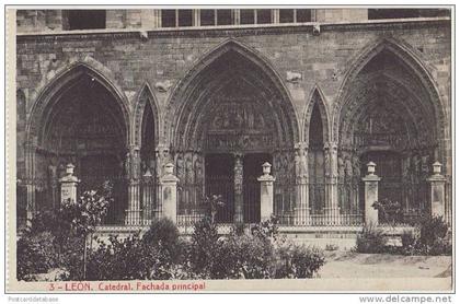 León - Catedral - Fachada principal