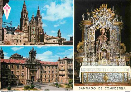 Espagne - Espana - Galicia - Santiago de Compostela - Catedral - Multivues - CPM - Voir Scans Recto-Verso