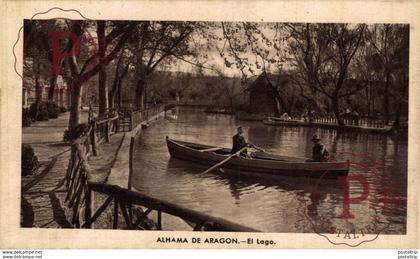 ALHAMA DE ARAGON EL LAGO ZARAGOZA ARAGON ESPAÑA ESPAGNE