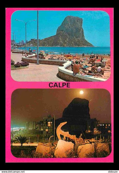 Espagne - Espana - Comunidad Valenciana - Calpe - Multivues - Playa - Plage - CPM - Voir Scans Recto-Verso