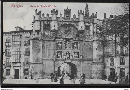 Espagne - Burgos - Arco de Santa Maria