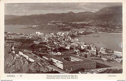 España - CEUTA - Vista general desde el Hacho - Ed. Guillera 11