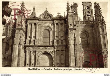 Plasencia Catedral Fachada Principal Detalle  PLASENCIA CÁCERES  EXTREMADURA ESPAÑA