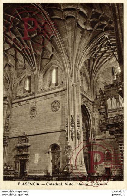 Plasencia Catedral Vista Interior Crucería  PLASENCIA CÁCERES  EXTREMADURA ESPAÑA