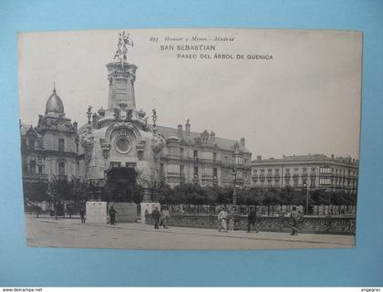 Carte San Sebastian - Paseo Del Arbol de Guenica