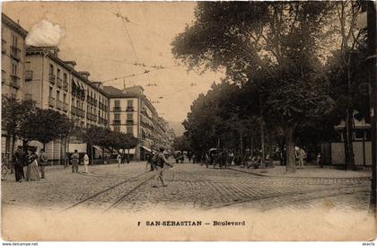 CPA Espagne San Sebastian - Boulevard (282251)