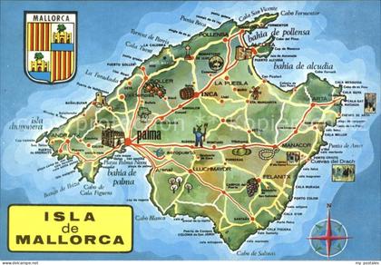 72233260 Mallorca Lageplan Mallorca