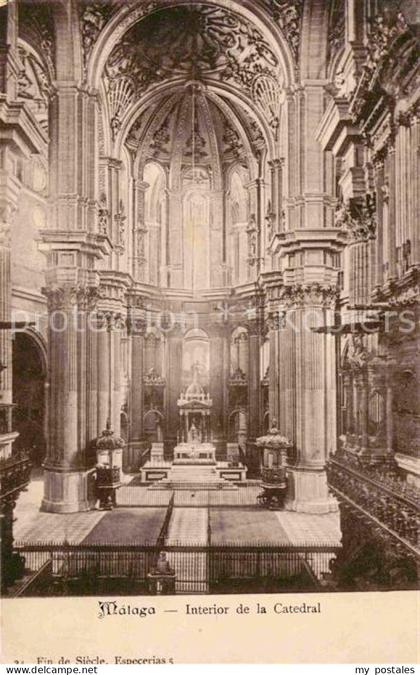 72650790 Malaga Andalucia Interior de la Catedral Malaga