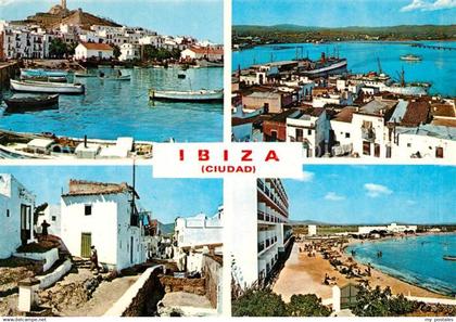 73556977 Ibiza Islas Baleares Panorama Hafen Strand Ibiza Islas Baleares