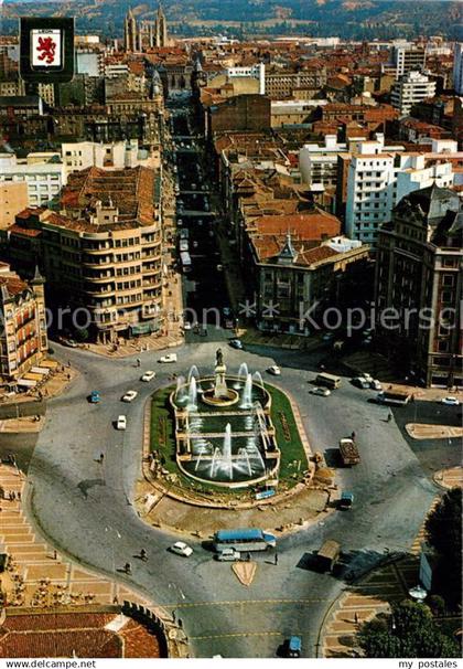 73602420 Leon Castilla y Leon Centro Plaza vista aérea