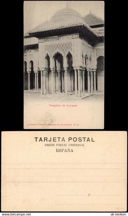 Postales Granada Granada Templete de Levante 1912