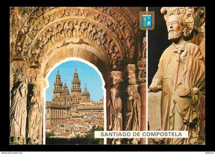 Espagne - Espana - Galicia - Santiago de Compostela - Catedral - Multivues - CPM - Voir Scans Recto-Verso