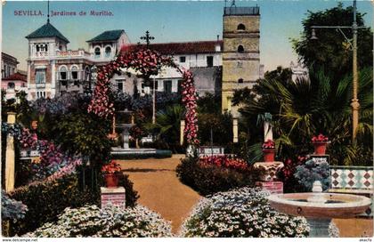 CPA Espagne Sevilla - Jardines de Murillo (282729)