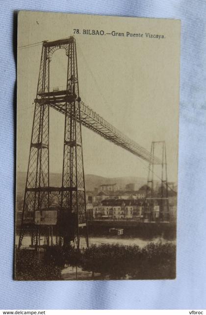 Bilbao, gran puente Vizcaya, Espagne