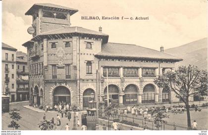 POSTAL   -BILBAO  -PAIS VASCO  - ESTACION