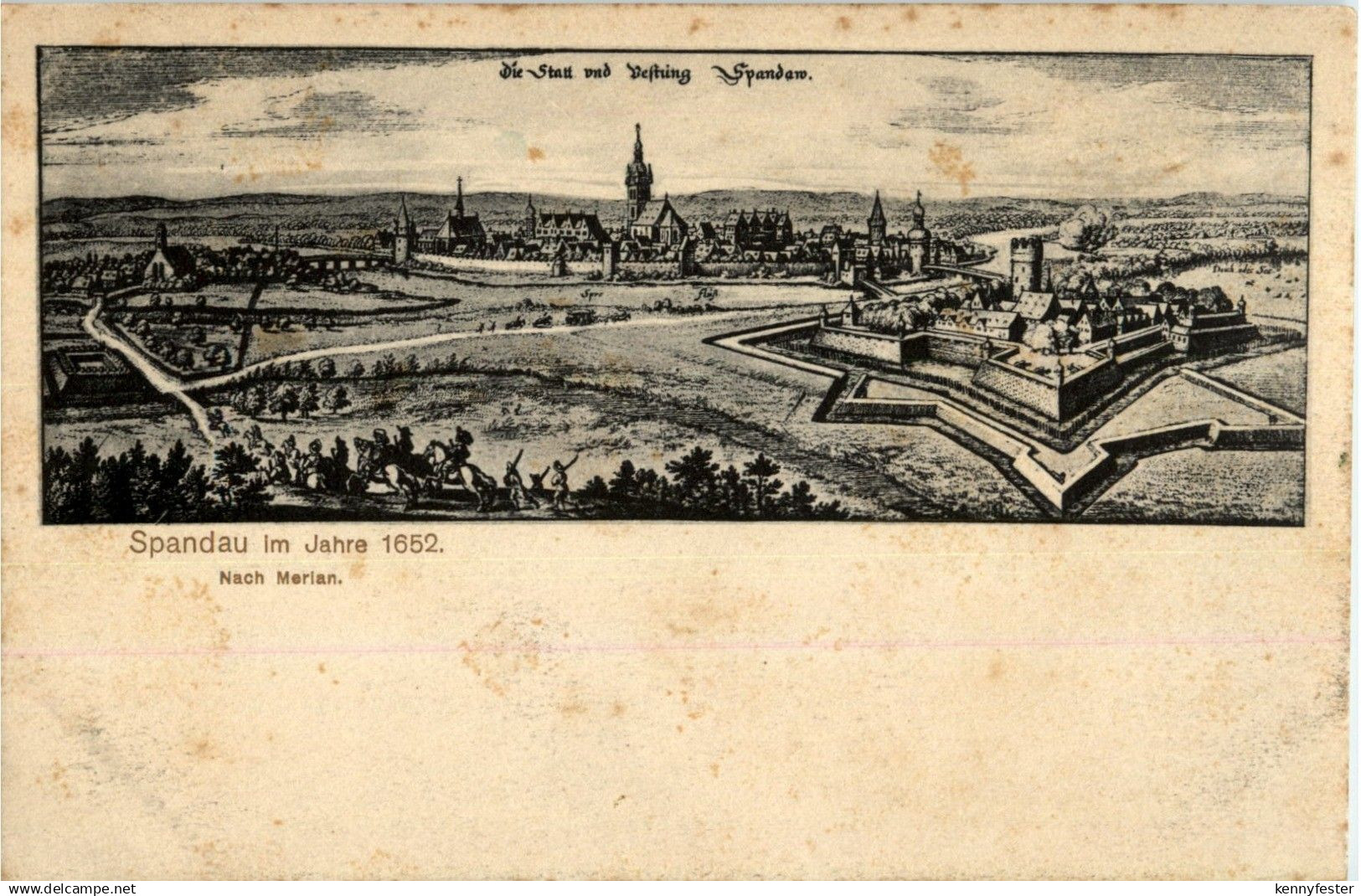 Spandau im Jahre 1652