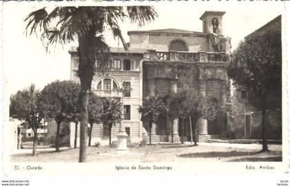 POSTAL   OVIEDO  -ASTURIAS  - IGLESIA DE SANTO DOMINGO