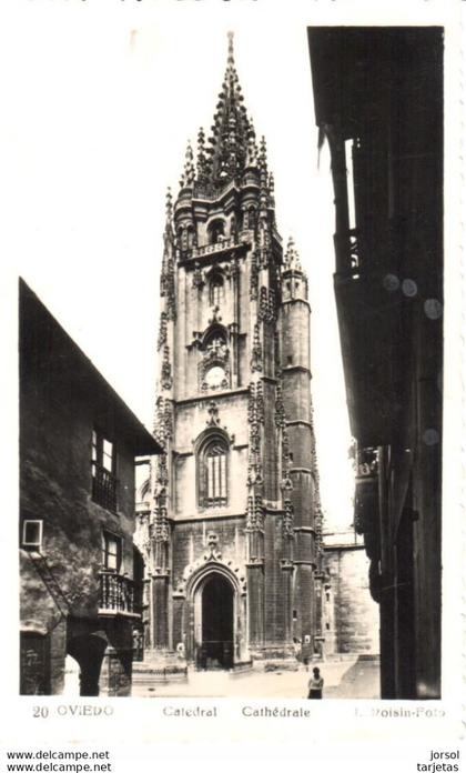 POSTAL   OVIEDO  -ASTURIAS  - LA CATEDRAL