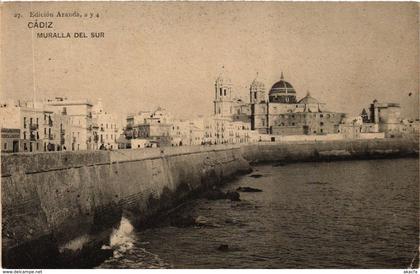 CPA Espagne CADIZ - Muralla del Sur (304412)